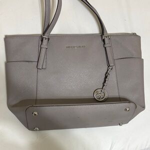 Michael Kors Taupe Tote Bag